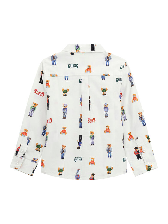 Guess Guess Krekls N6RH05 W9CL1 Balts Classic Fit