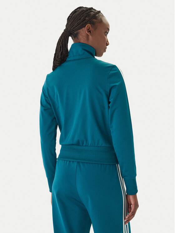 adidas adidas Mikina Firebird Classic KQ6530 Zelená Regular Fit