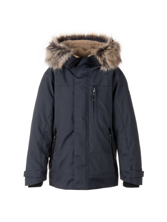 Lenne Lenne Kurtka anorak 22366-950 Czarny Basic Fit