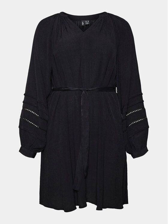 Vero Moda Curve Vero Moda Curve Sukienka codzienna 10297334 Czarny Regular Fit