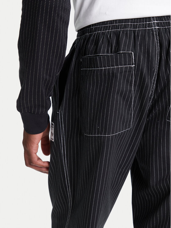 adidas adidas Donji dio trenerke Wabash JP4489 Crna Loose Fit