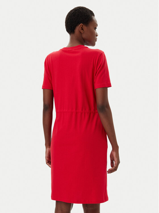 Tommy Hilfiger Tommy Hilfiger Rochie de zi WW0WW45529 Roșu Regular Fit