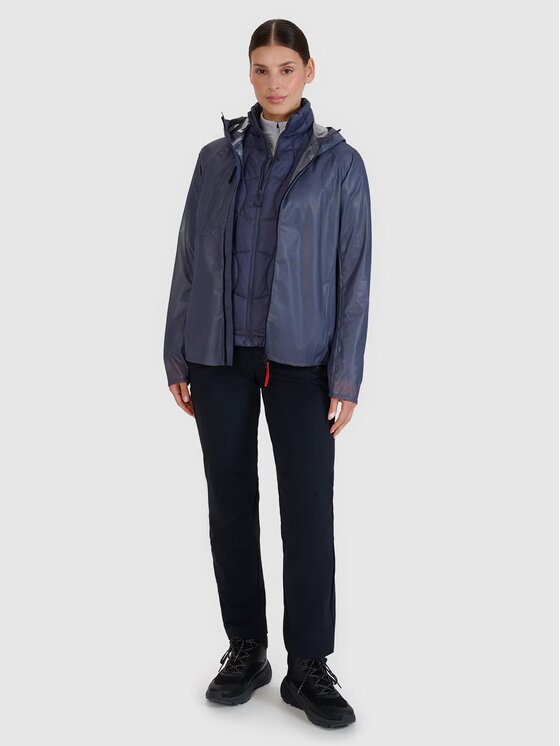 4F 4F Outdoorová bunda 4FWSS25TDJAF531-22S Čierna Slim Fit
