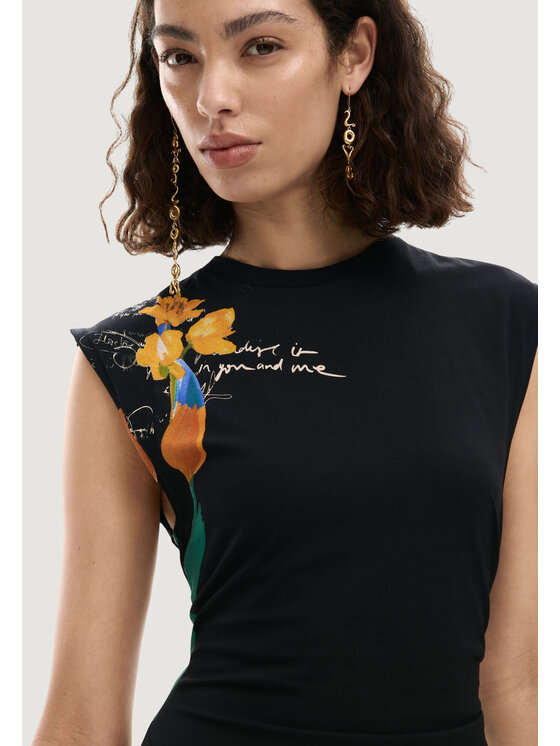 Desigual Desigual Повсякденна сукня Leyter 26SWVK50 Чорний Regular Fit