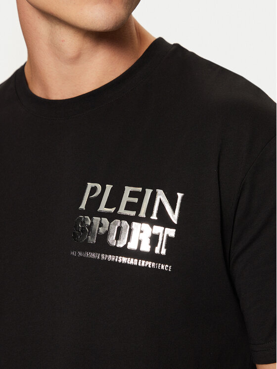 Plein Sport Plein Sport T-krekls AADC MTK7913 STE003N Melns Regular Fit