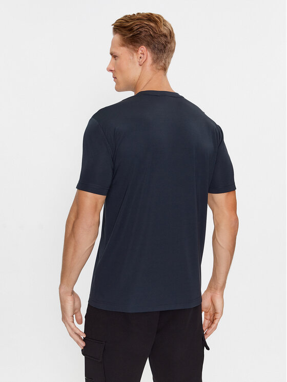 EA7 Emporio Armani EA7 Emporio Armani T-Shirt 8NPT16 PJRGZ 1578 Granatowy Regular Fit