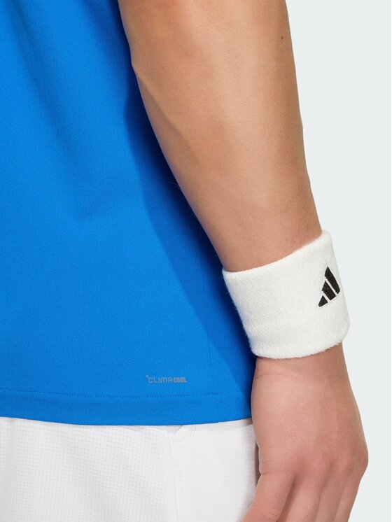 adidas adidas Koszulka techniczna 161952 Niebieski jasny Slim Fit