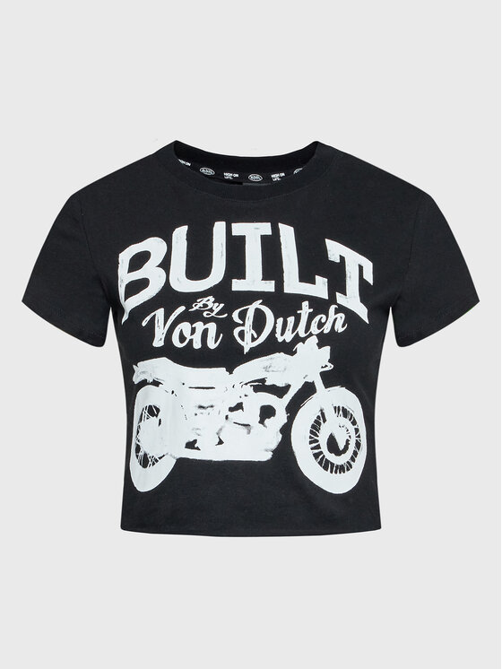 Von Dutch T-Shirt Amanda 6 230 056 Μαύρο Regular Fit