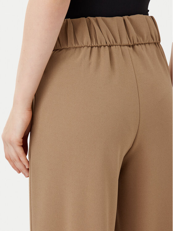 JDY JDY Hlače iz tkanine Geggo 15208430 Rjava Wide Leg