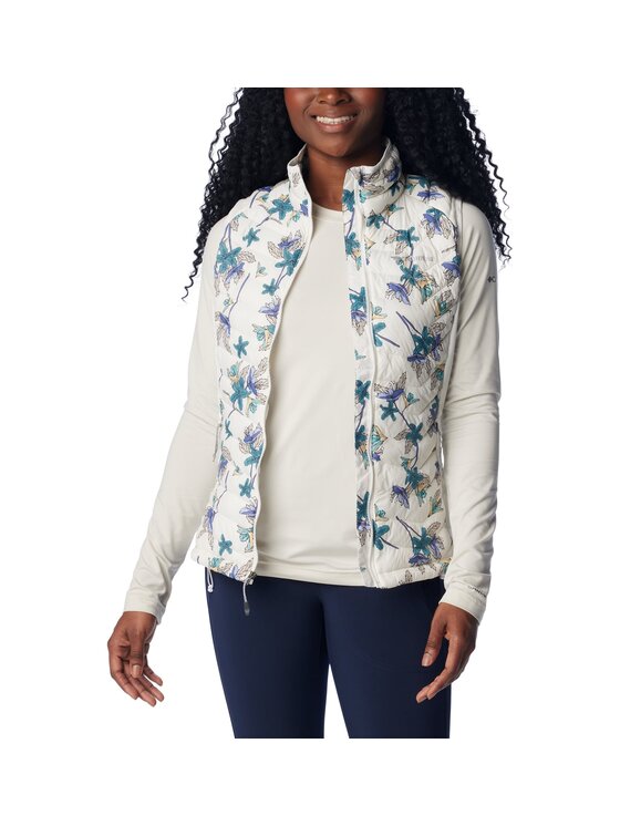 Columbia Columbia Smanicato Columbia Powder Pass Vest Bianco Regular Fit