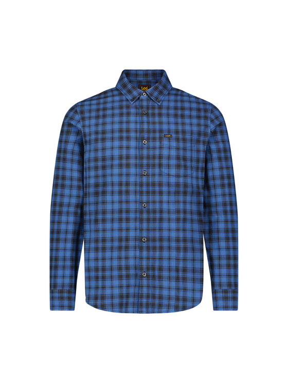 Lee Lee Koszula 112355642 Niebieski Regular Fit