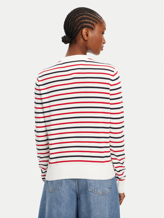 Tommy Jeans Tommy Jeans Sweter Essential DW0DW20159 Kolorowy Regular Fit