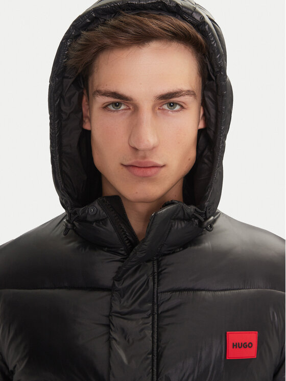 HUGO HUGO Zimní bunda Baro2441 50525210 Černá Slim Fit