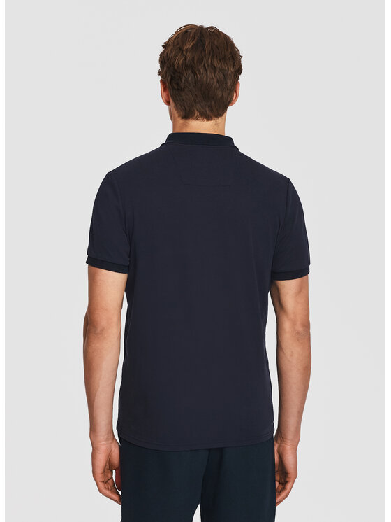 Pako Lorente Pako Lorente Polo P26SF-TX-007 Granatowy Classic Fit
