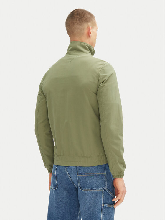 Tommy Jeans Tommy Jeans Kurtka przejściowa Essential Casual DM0DM15382 Zielony Regular Fit