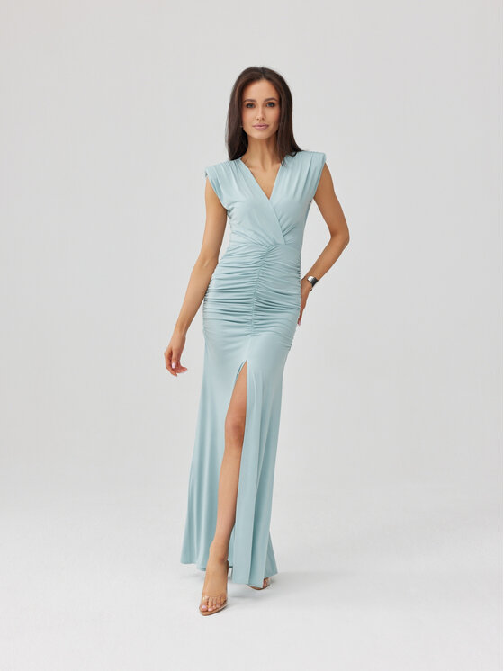 Roco Fashion Roco Fashion Večerné šaty Noelia Zelená Slim Fit