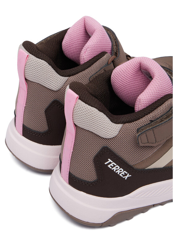 adidas adidas Trekkingi Terrex Anylander Mid Children Hiking Shoes JR9726 Brązowy