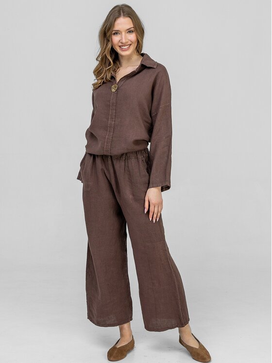 Perso Perso Halenka CHCE265662 Hnědá Regular Fit