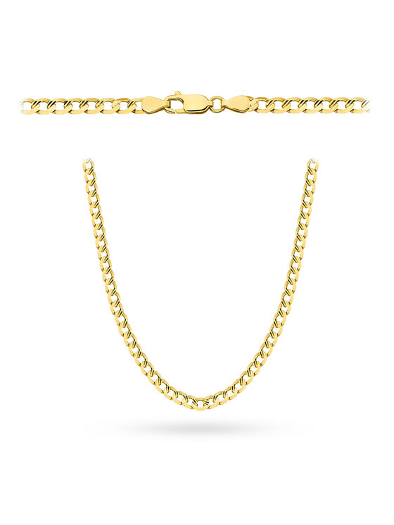 Fugart Fugart Naszyjnik Pancerka diamentowana 45cm FUG1-26-L00084-2/1.65 Złoty