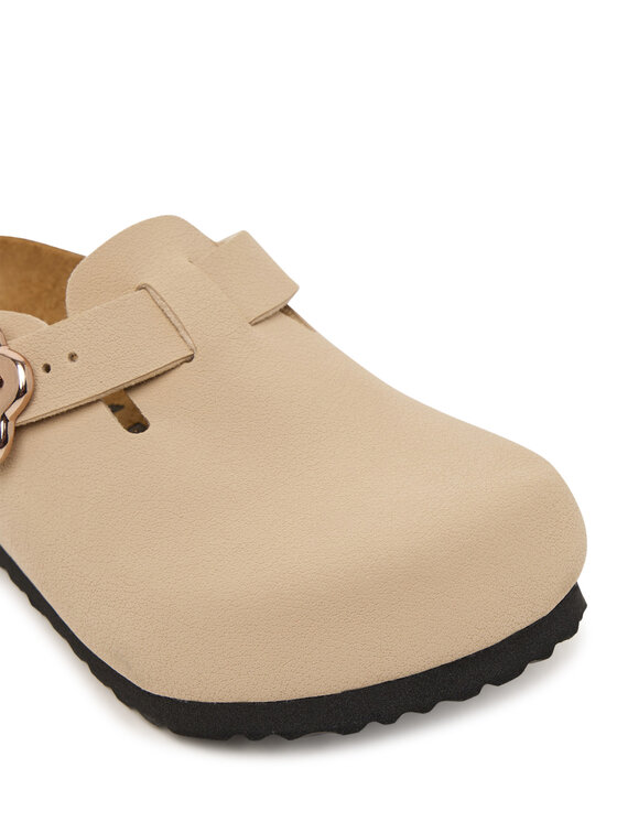 Birkenstock Birkenstock Ciabatte Boston Flower Buckle 1030630 S Beige