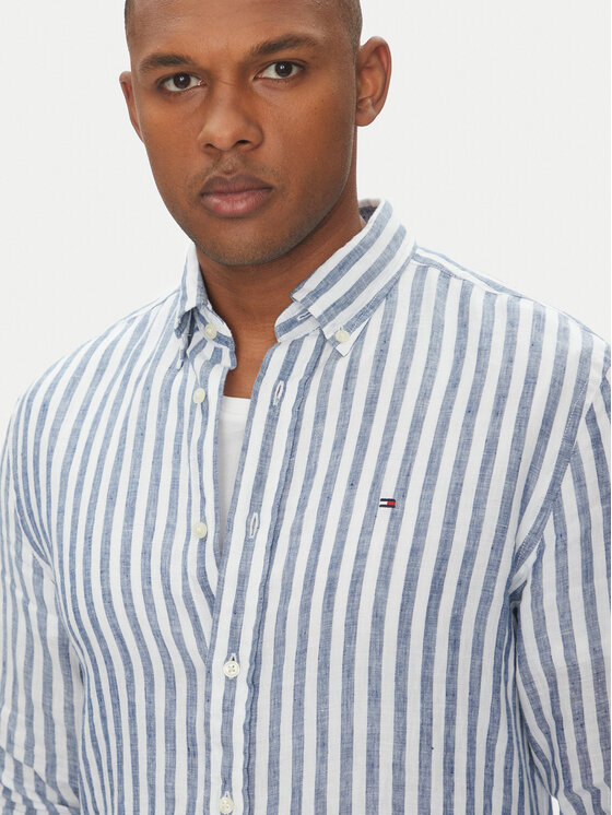 Tommy Hilfiger Tommy Hilfiger Koszula Essential MW0MW38581 Niebieski Regular Fit