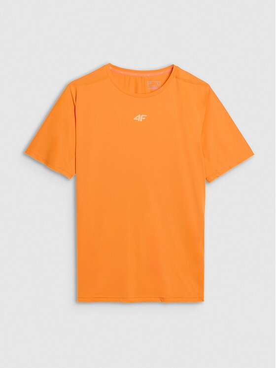 4F 4F Cyklistické tričko 4FWSS25TFTSM1434-70S Oranžová Regular Fit