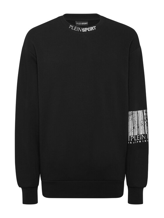 Plein Sport Plein Sport Longsleeve 14155 Czarny Regular Fit