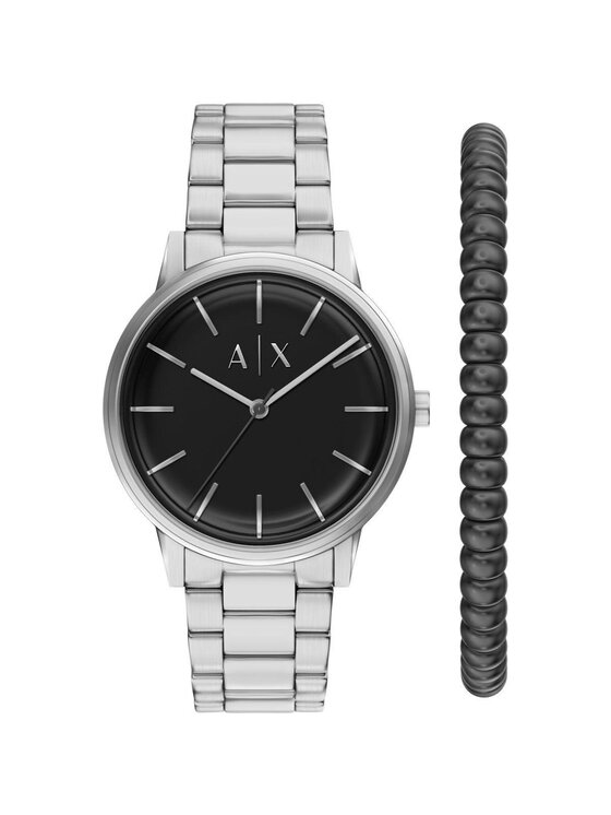 Armani Exchange Armani Exchange Zegarek AX7182SET Srebrny