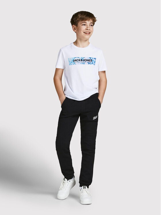 Jack&Jones Junior Jack&Jones Junior Παντελόνι φόρμας Gordon 12179798 Μαύρο Regular Fit
