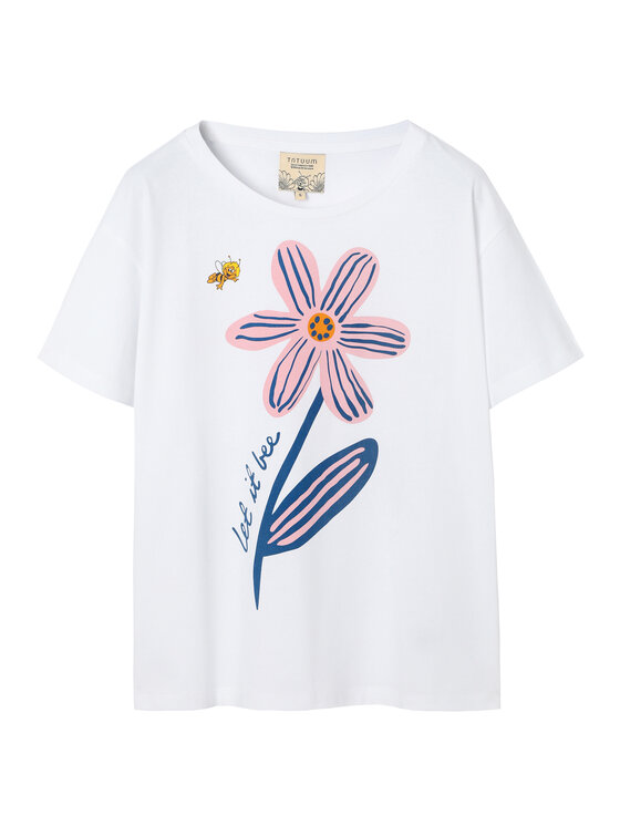 TATUUM Tatuum T-Shirt CARLA Bílá Classic Fit