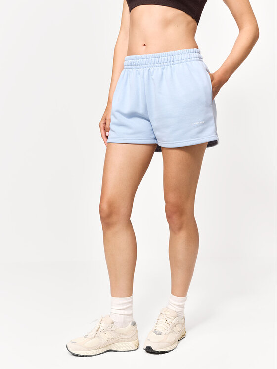 La Mania La Mania Sportovní kraťasy BOBBI Světle modrá Basic Fit