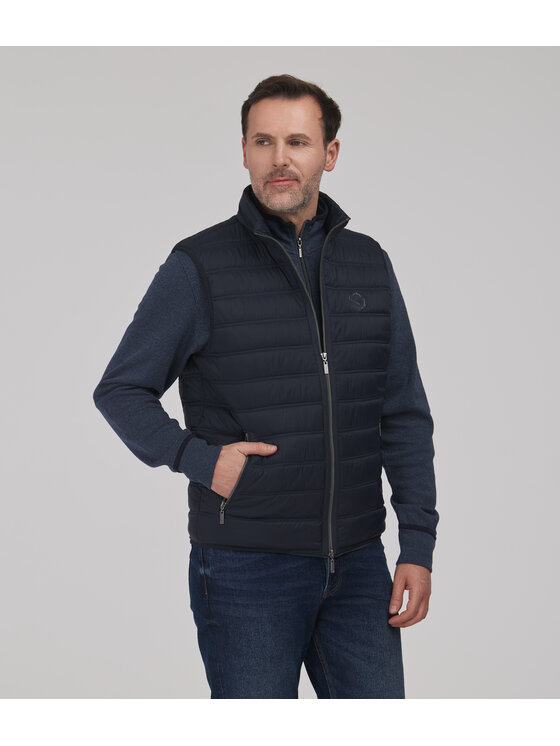 Lee Cooper Lee Cooper Kamizelka JIMMY Granatowy Regular Fit