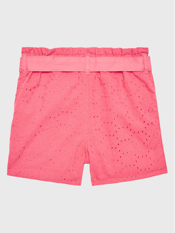 Guess Guess Šortky z materiálu K3GD02 WFBC0 Růžová Regular Fit