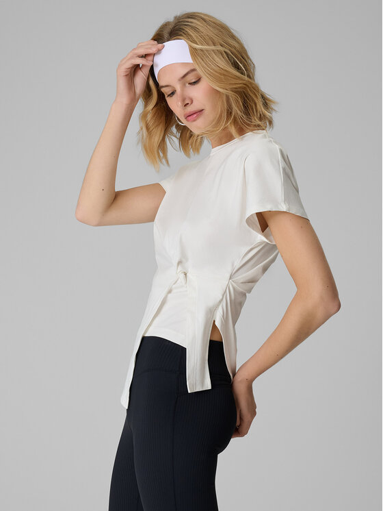 4F 4F T-Shirt SPORT OFFICE Biały Slim Fit