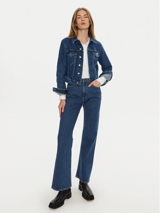 Calvin Klein Jeans Calvin Klein Jeans Traperice Authetnic J20J224898 Plava Bootcut Fit