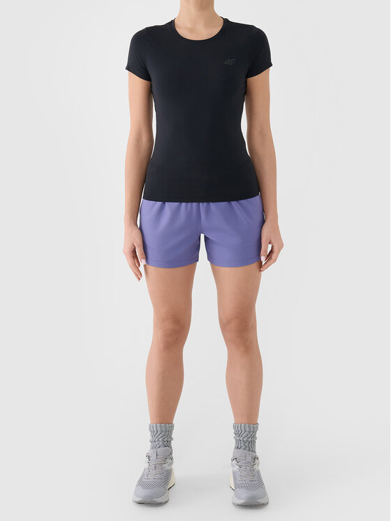 4F 4F T-Shirt 4FWAW26TFTSF2325-20S Czarny Active Fit