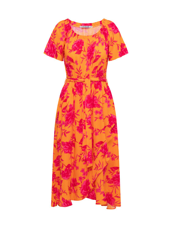 QUIOSQUE QUIOSQUE Každodenné šaty QUIOSQUE 4UC026411 Oranžová Regular Fit