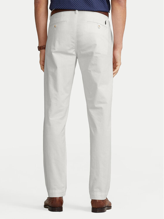 Polo Ralph Lauren Polo Ralph Lauren Pantaloni din material 710690138059 Alb Regular Fit