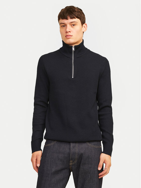 Jack & Jones Jack & Jones Svetr Perfect 12257773 Černá Regular Fit