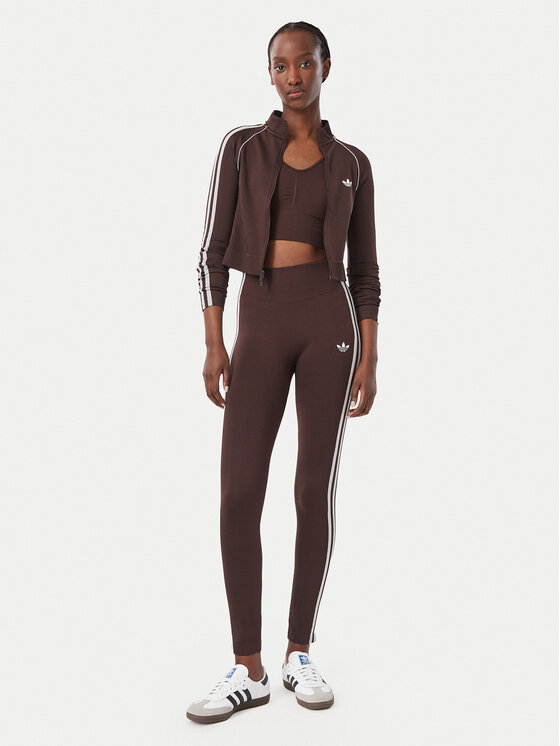 adidas adidas Клин Essentials 3-Stripes Seamless Tights KZ4101 Кафяв Slim Fit