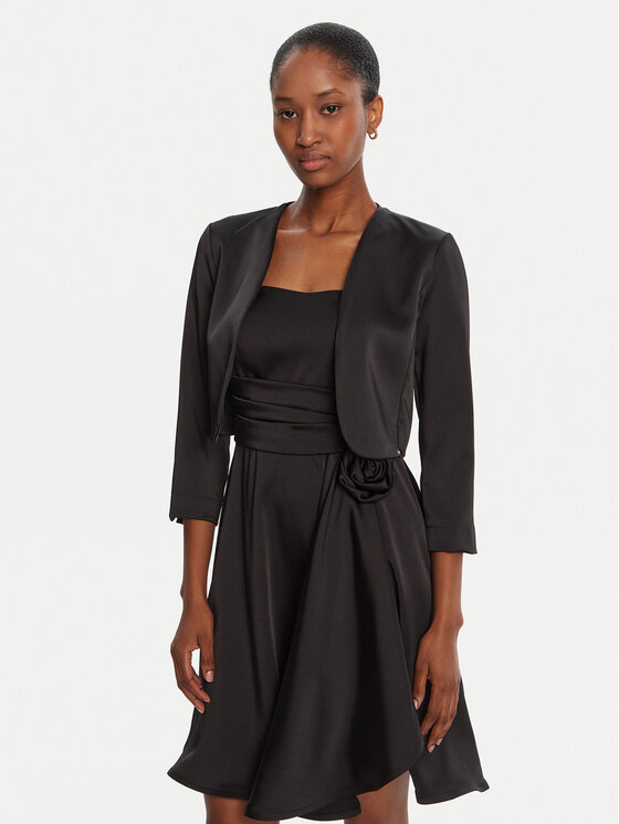 Rinascimento Rinascimento Bolero jaciņa CFC0125060003 Melns Regular Fit