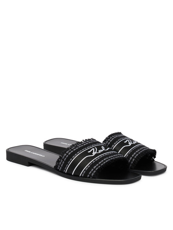 KARL LAGERFELD KARL LAGERFELD Papucs Skoot III KL80411C Fekete
