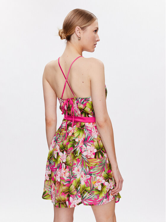 Liu Jo Beachwear Liu Jo Beachwear Лятна рокля VA3006 T3347 Зелен Regular Fit