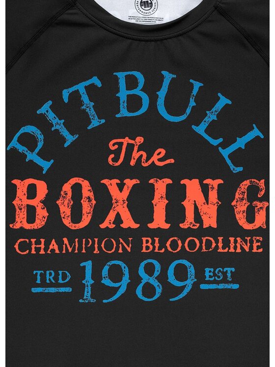 PITBULL PITBULL Koszulka techniczna CHAMPION BLOODLINE Czarny Regular Fit