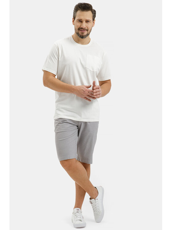 Cross Jeans Cross Jeans T-Shirt 16155-028 Beżowy Regular Fit