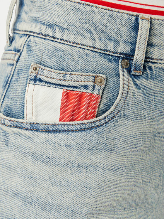 Tommy Jeans Tommy Jeans Džínové šortky DW0DW22893 Modrá Mom Fit