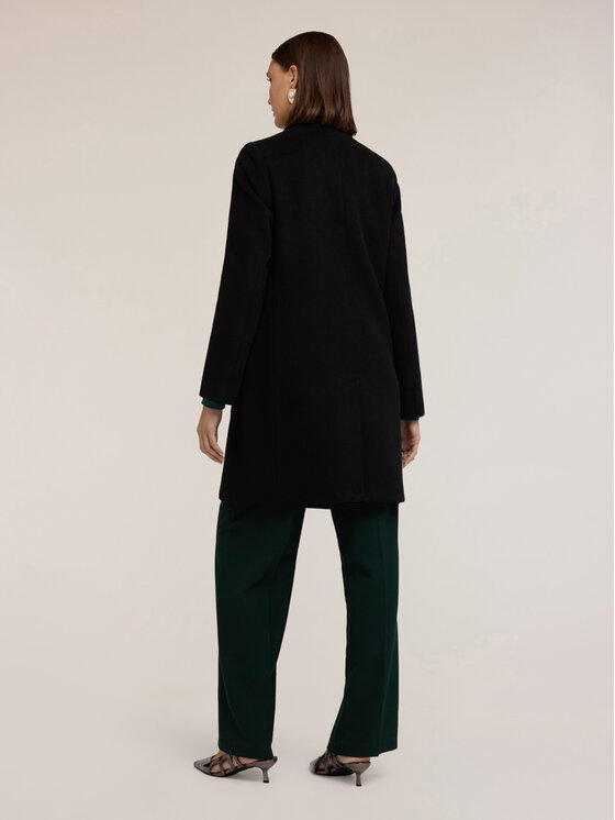 Motivi Motivi Cappotto 0098Q000619N033 Nero Regular Fit