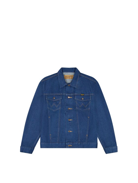 Wrangler Wrangler Giacca di jeans 112379708 Blu scuro Regular Fit