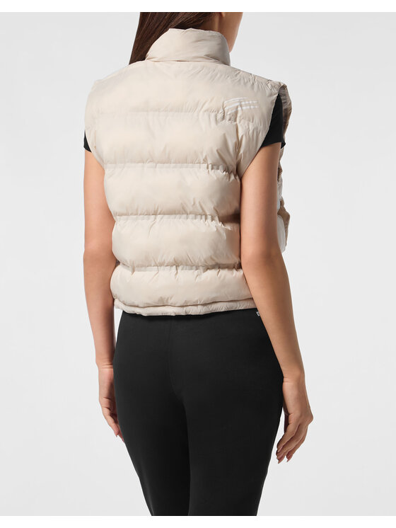 Plein Sport Plein Sport Gilet 22961 Bianco Regular Fit
