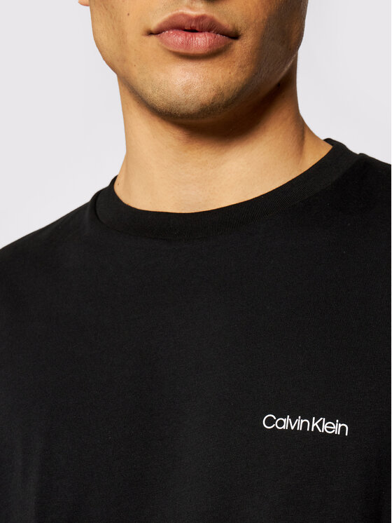 Calvin Klein Calvin Klein T-shirt Chest Logo K10K104062 Crna Regular Fit